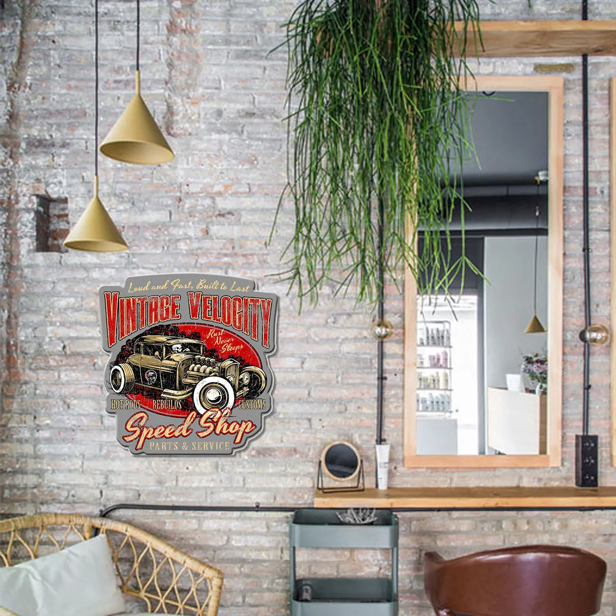 Adorno Pared Speed Shop