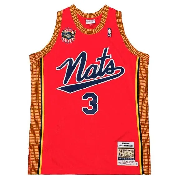 ALLEN IVERSON PHILADELPHIA 76ERS 0405 RETRO RED SWINGMAN
