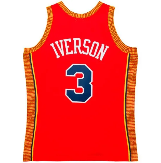 ALLEN IVERSON PHILADELPHIA 76ERS 0405 RETRO RED SWINGMAN