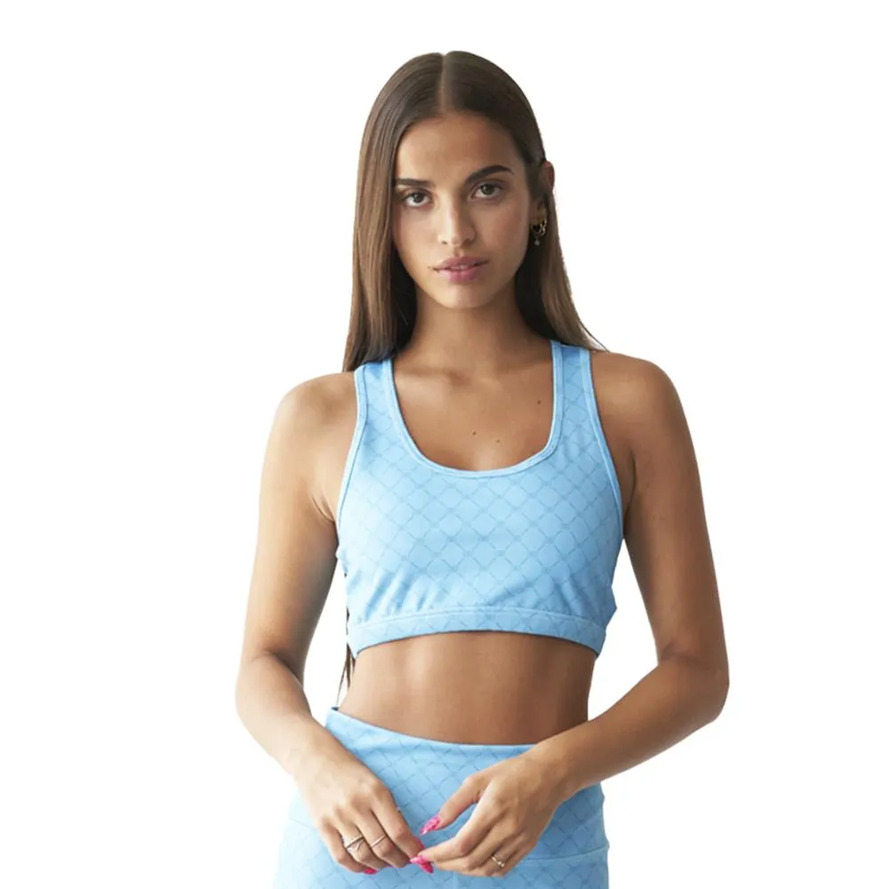 ALOUD TOP MUJER  TOP ICONLY ESTAMPADO CELESTE