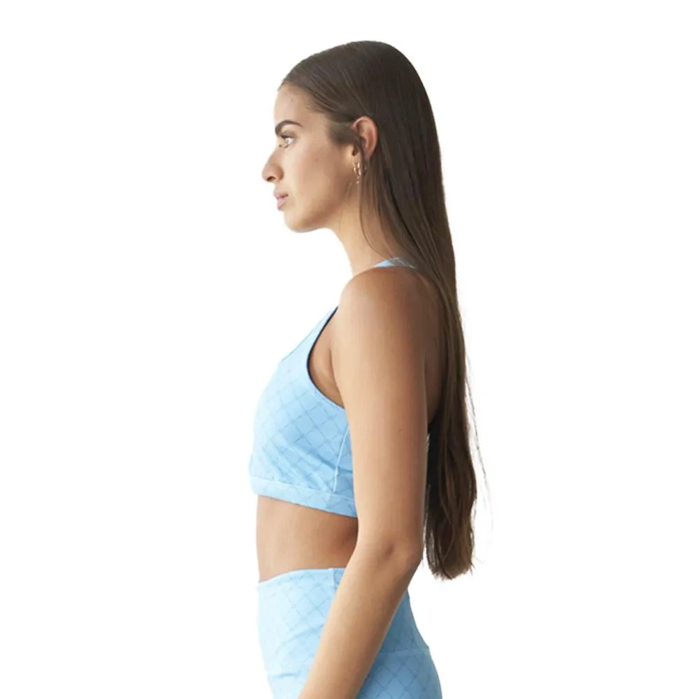 ALOUD TOP MUJER  TOP ICONLY ESTAMPADO CELESTE