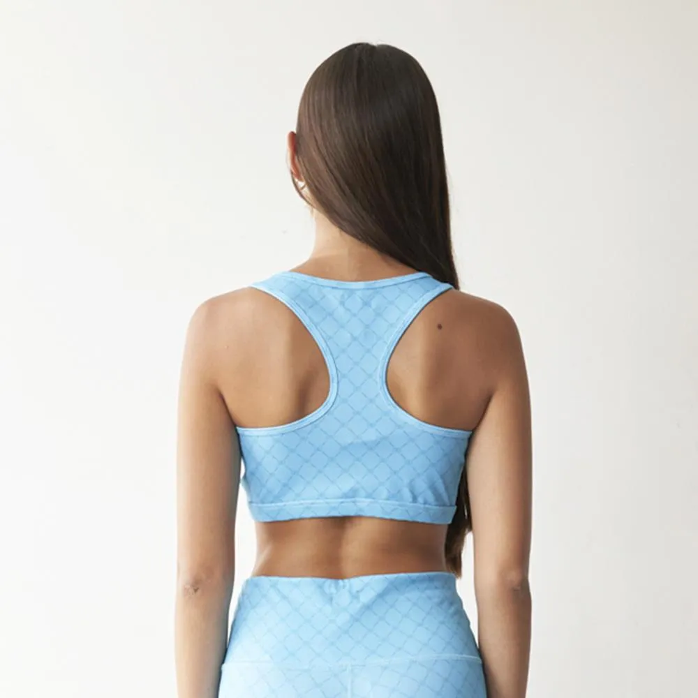 ALOUD TOP MUJER  TOP ICONLY ESTAMPADO CELESTE