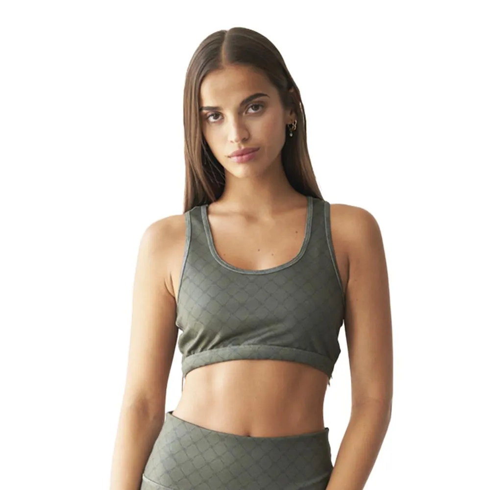 ALOUD TOP MUJER  TOP ICONLY ESTAMPADO VERDE