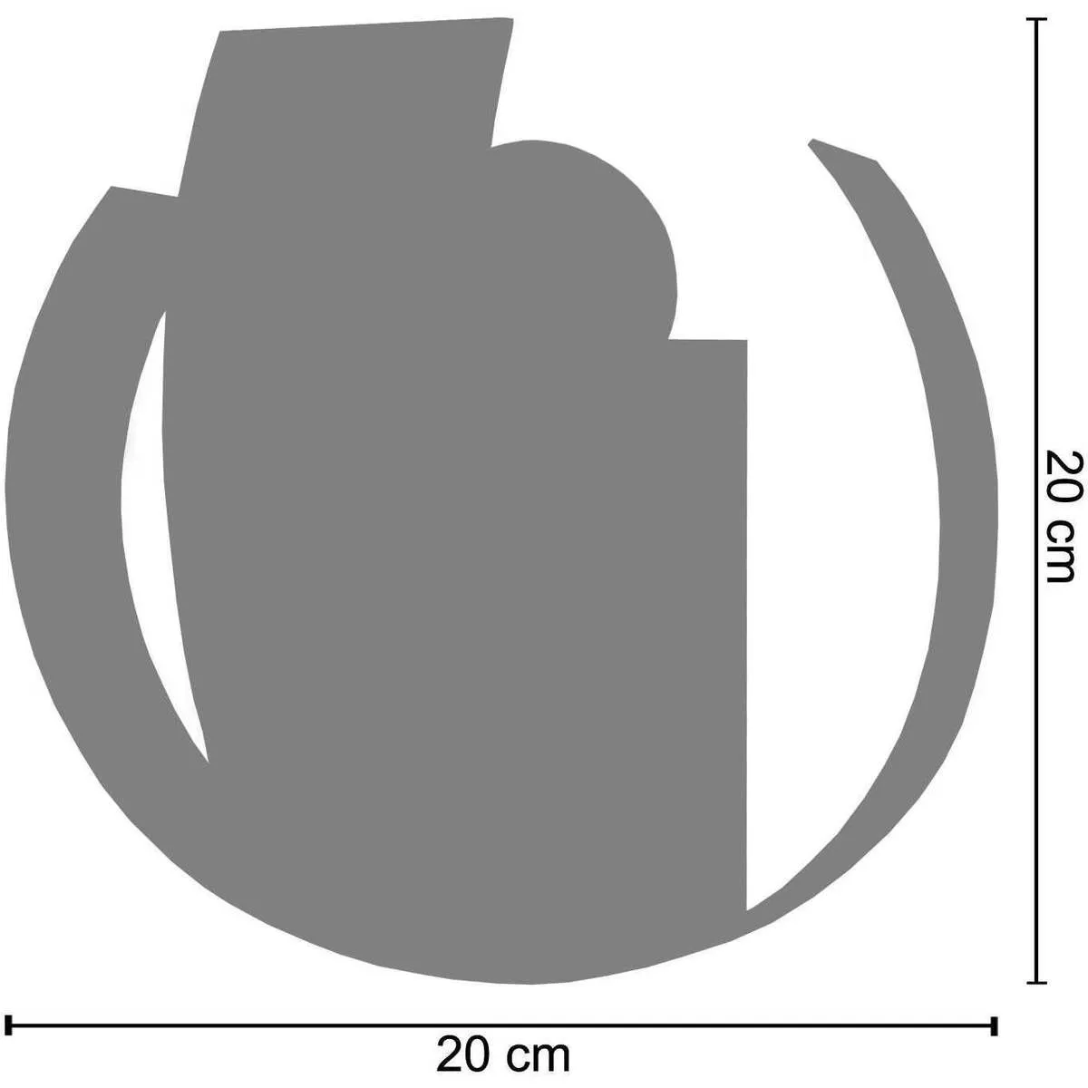 Aplique rectangular metal púrpura