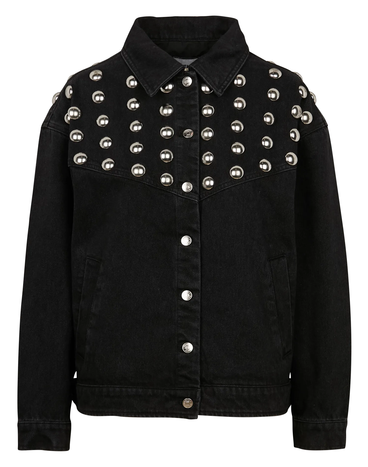 BERENICE VIVI  CHAQUETA DE ALGODóN CON BOTONES EN NEGRO