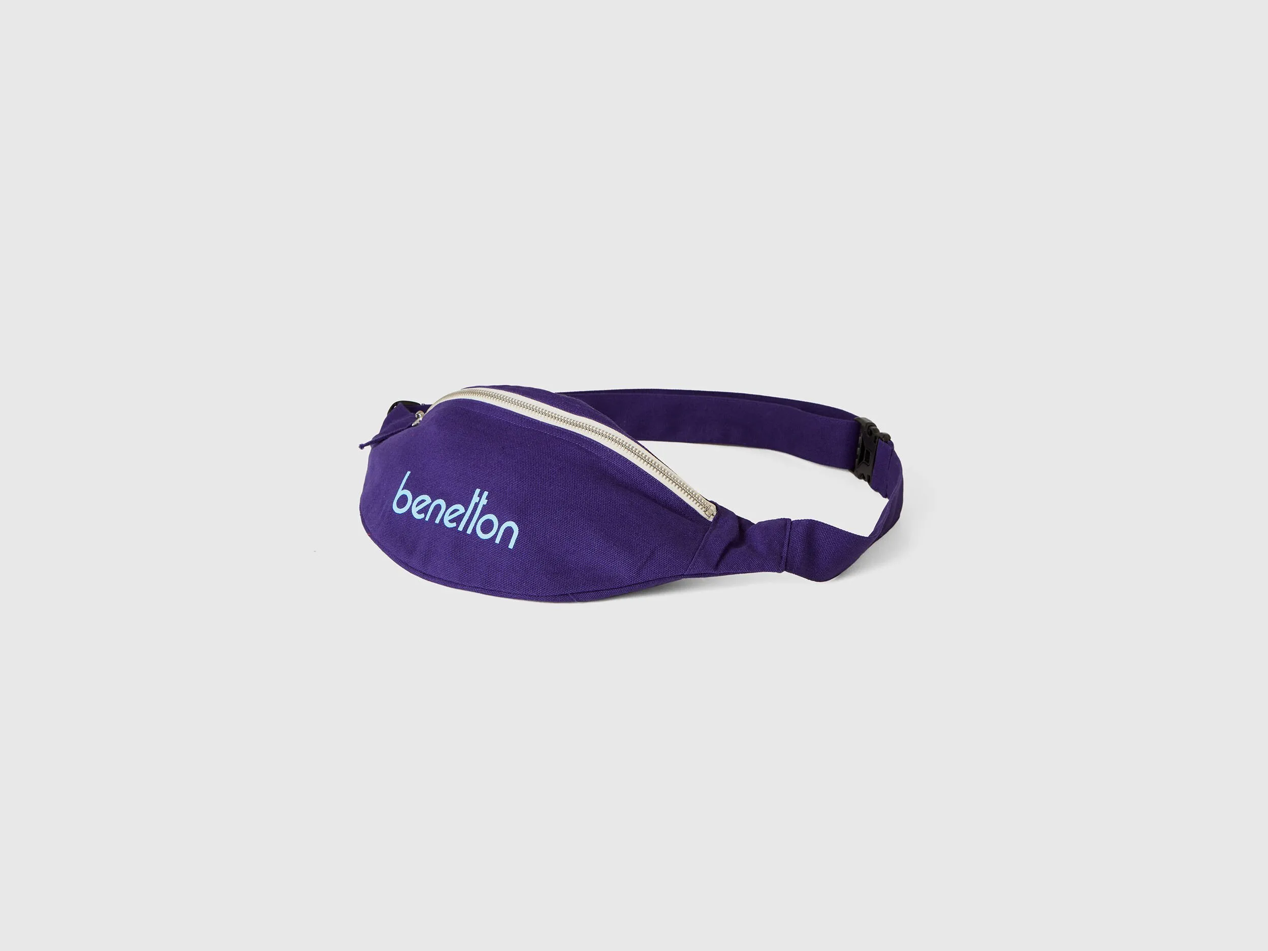 Blue pouch in pure cotton