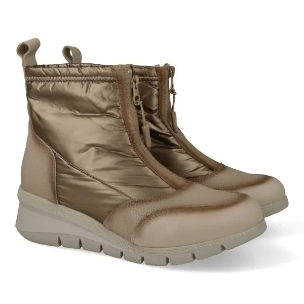 BOTINES DEPORTIVOS MUJER MOD. URANO DORADO