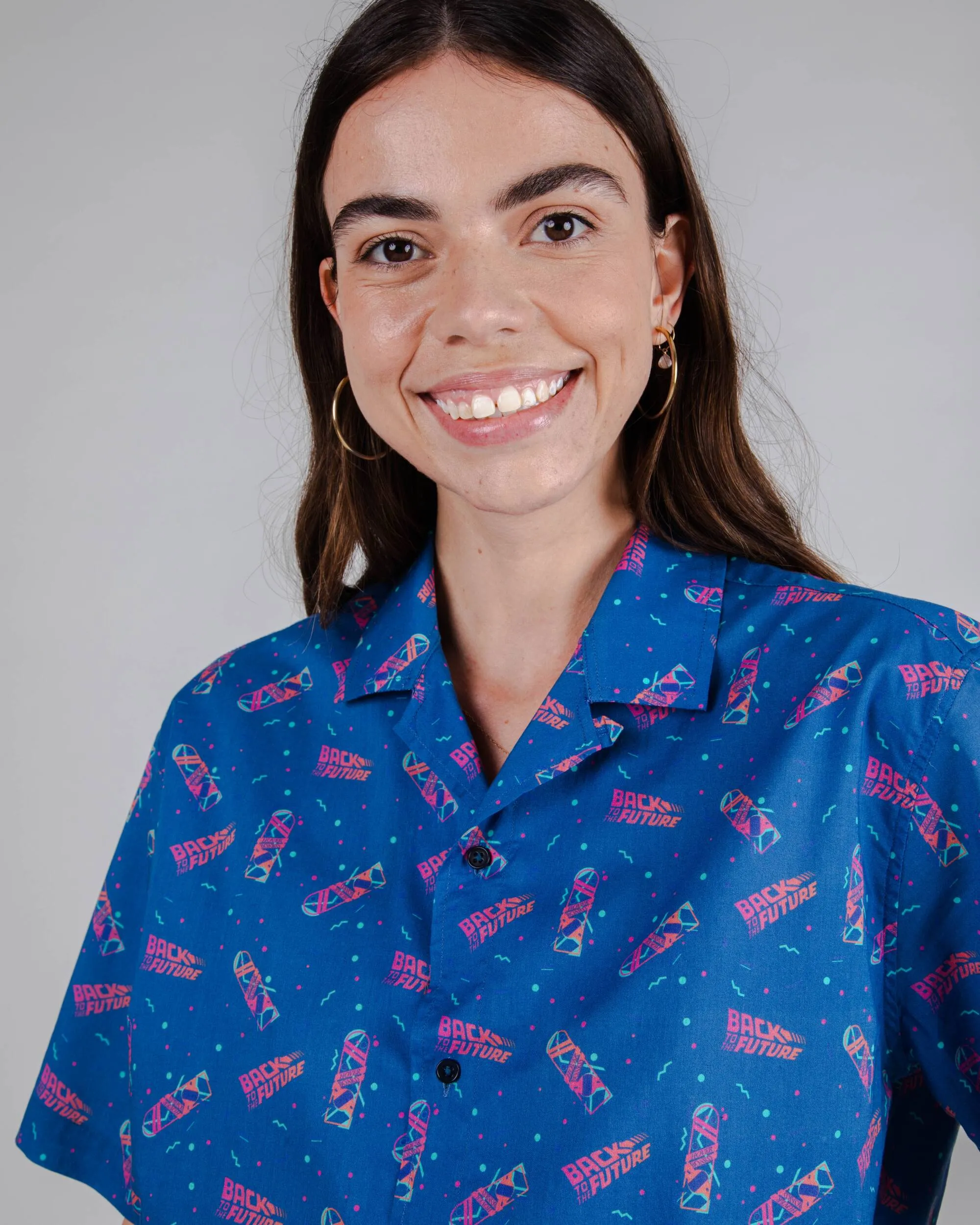 BTTF Hover Board Aloha Shirt