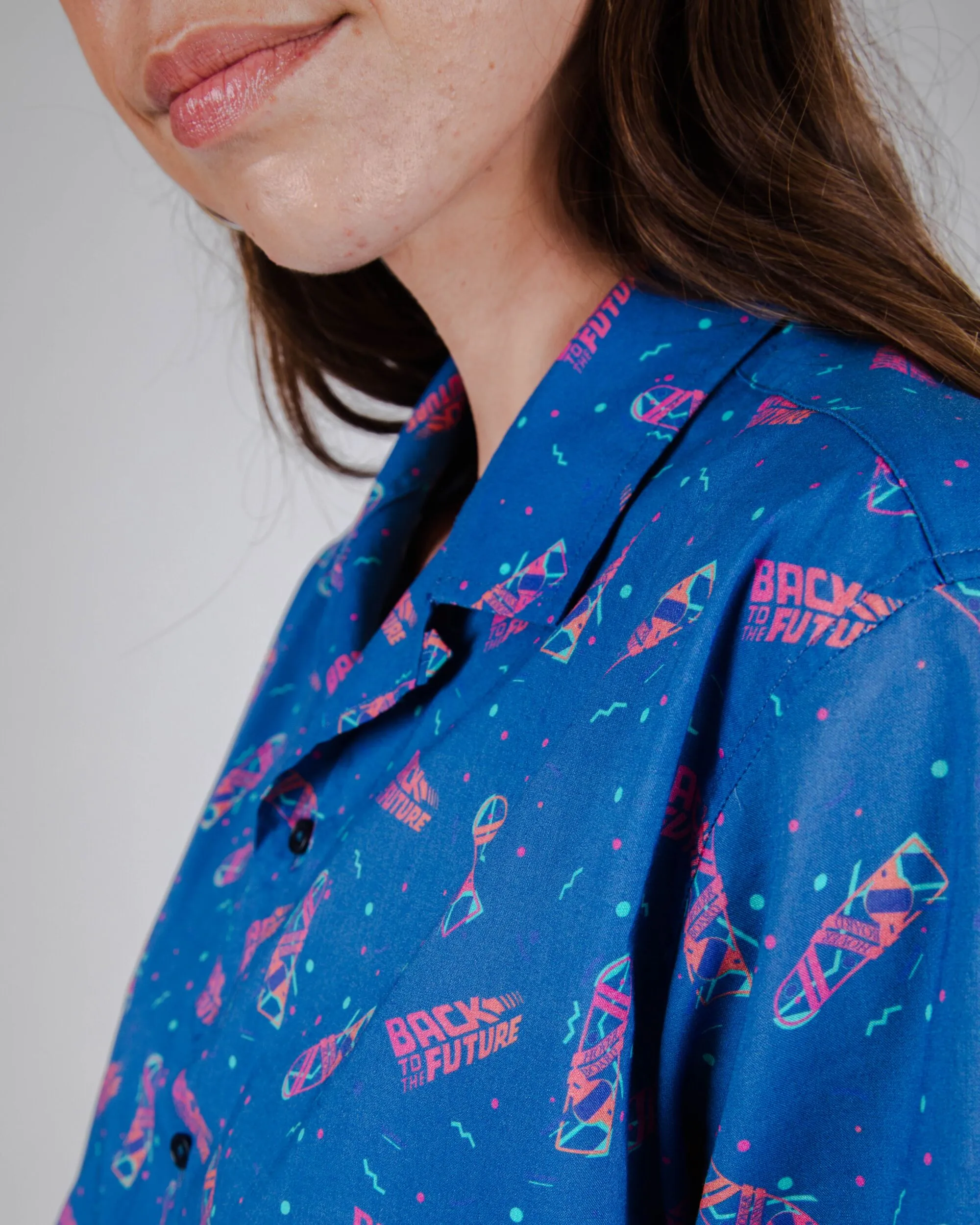 BTTF Hover Board Aloha Shirt