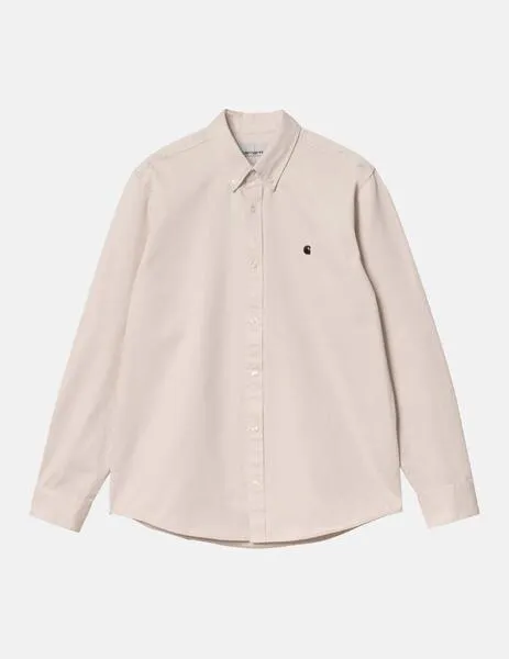 CAMISA CARHARTT MADISON  MOONBEAM / BLACK