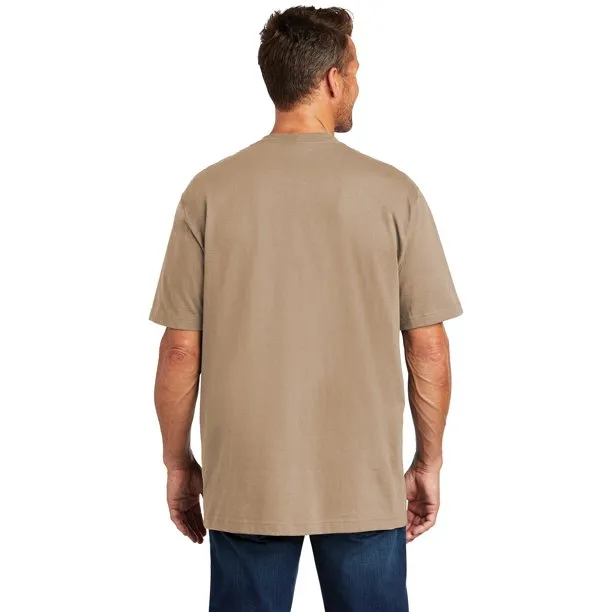 CAMISETA CARHARTT SUELTA Y PESADA DE MANGA CORTA Y BOLSILLO EN DESIERTO