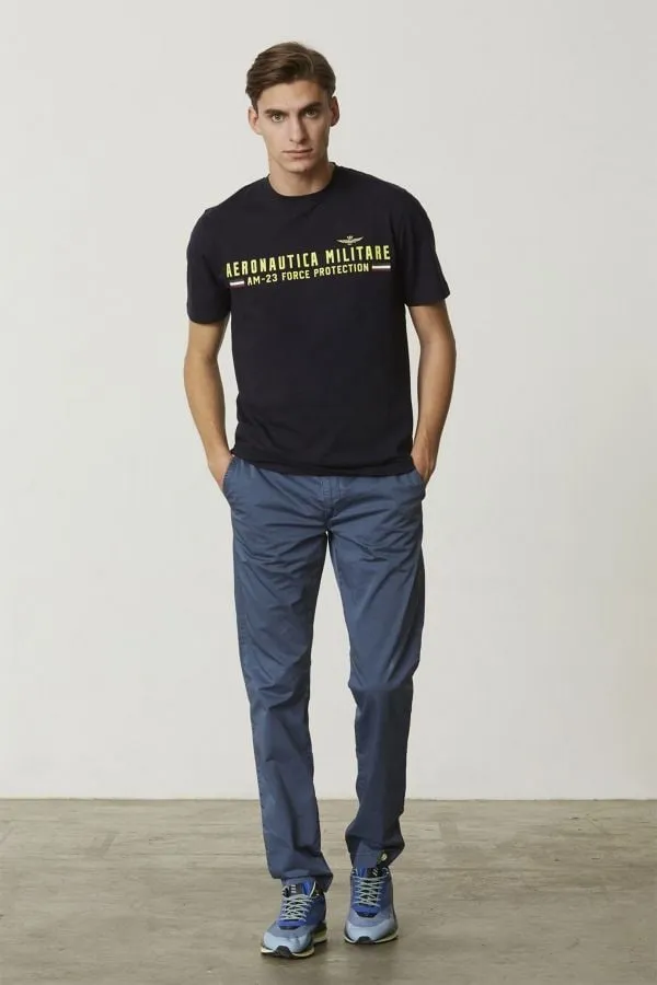 Camiseta Hombre Aeronautica Militare 221Ts1942J538 Dark Navy
