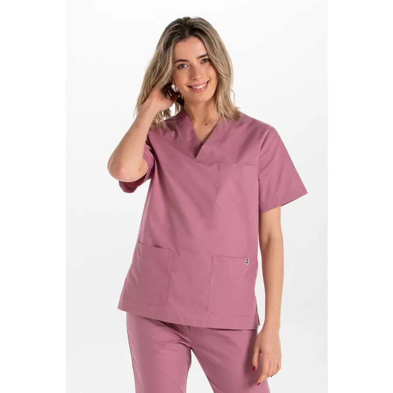 CAMISOLA PIJAMA SANITARIA ROSA NUDE UNISEX  DYNEKE