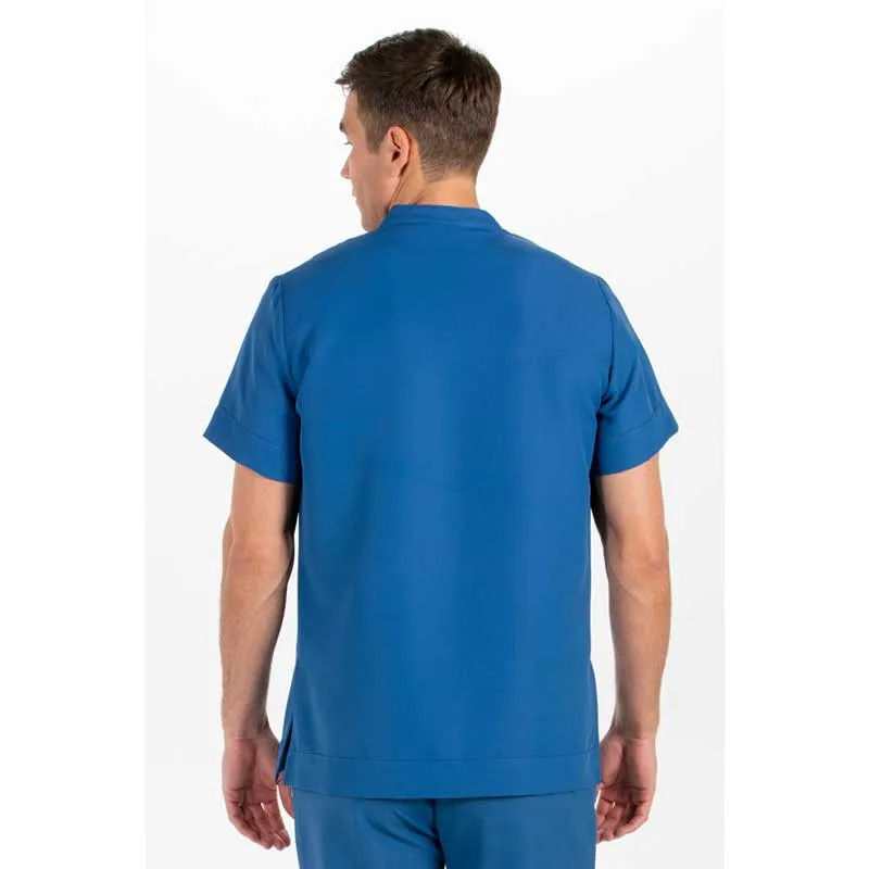 CAMISOLA UNISEX CON CUELLO MAO DE MICROFIBRA AZUL  DYNEKE