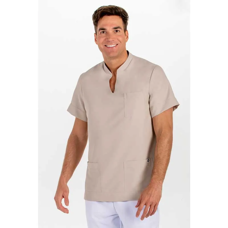 CAMISOLA UNISEX CUELLO MAO DE MICROFIBRA BEIGE  DYNEKE
