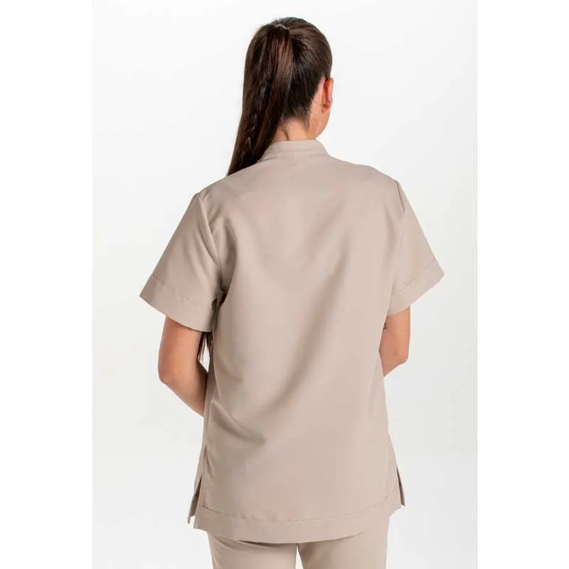 CAMISOLA UNISEX CUELLO MAO DE MICROFIBRA BEIGE  DYNEKE