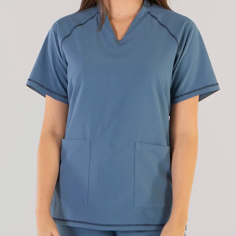CAMISOLA UNISEX GARI AZUL GRISáCEO MICROFIBRA 360  GARY'S