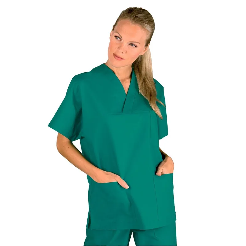 CASACA CUELLO PICO UNISEX VERDE ALGODóN ISACCO  OUTLET TALLA M
