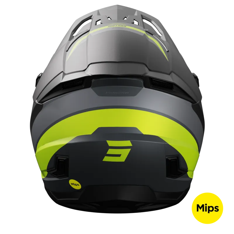 Casco de Cross Shot Core Custom Amarillo Neón