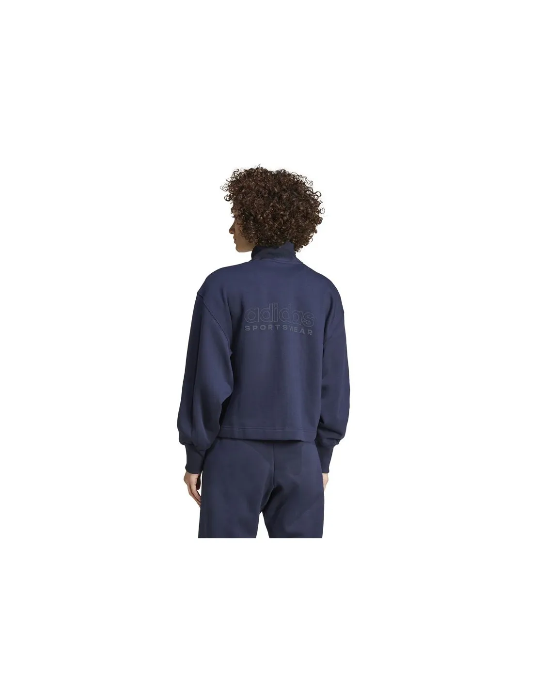 CAZADORA ADIDAS ALL SZN FLEECE GRAPHIC FULLZIP MUJER AZUL