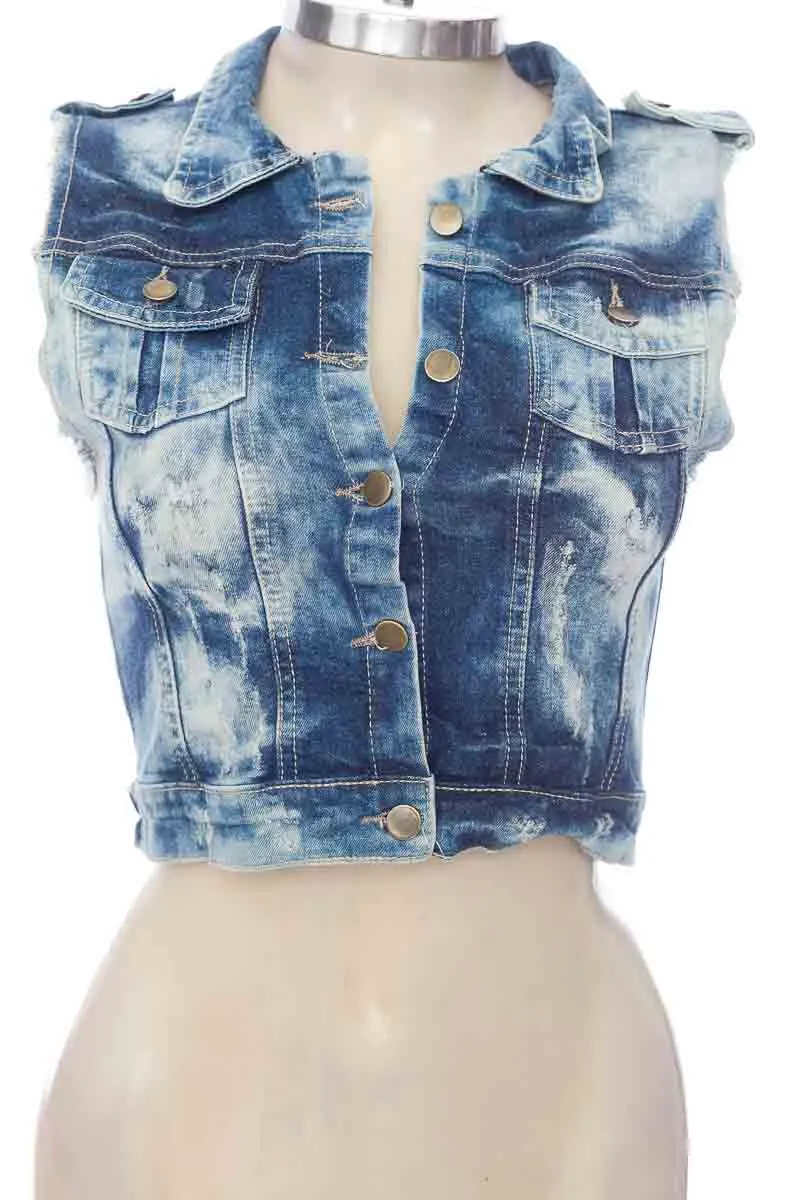 CHAQUETA / ABRIGO COLOR AZUL  BOHEMIA