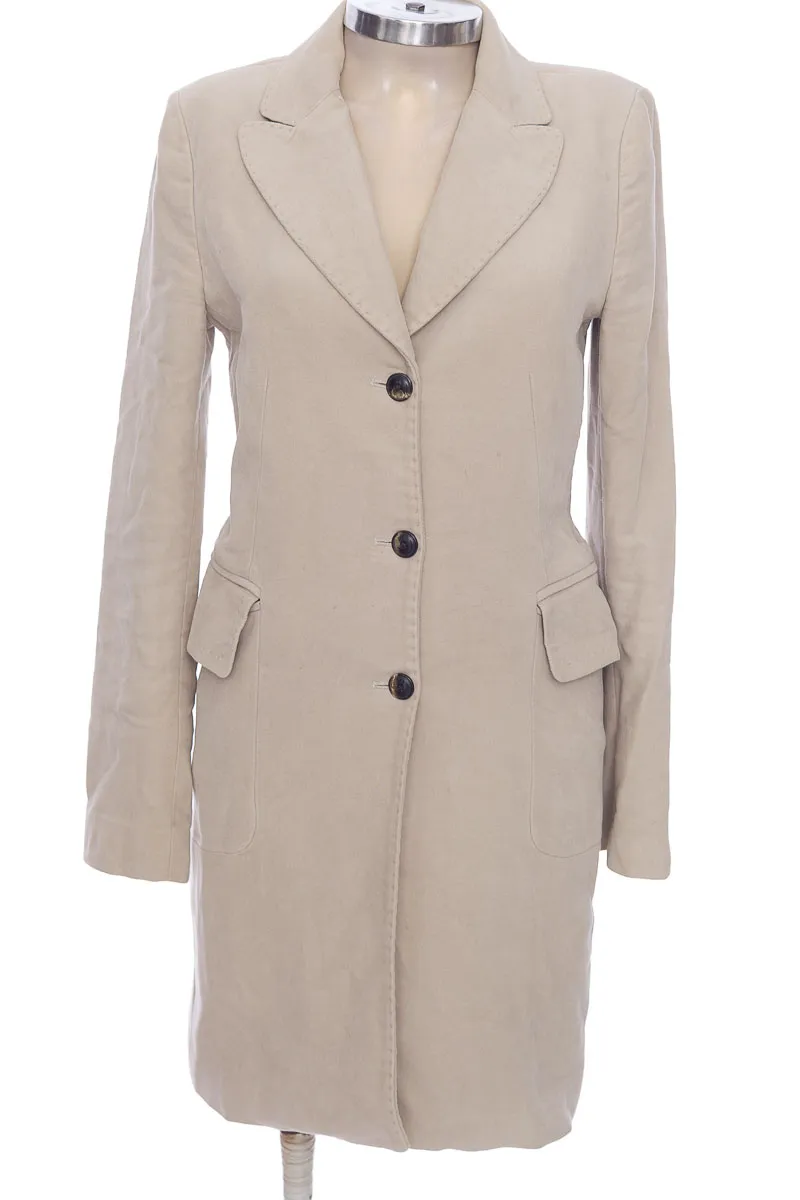 CHAQUETA / ABRIGO COLOR BEIGE  ZARA