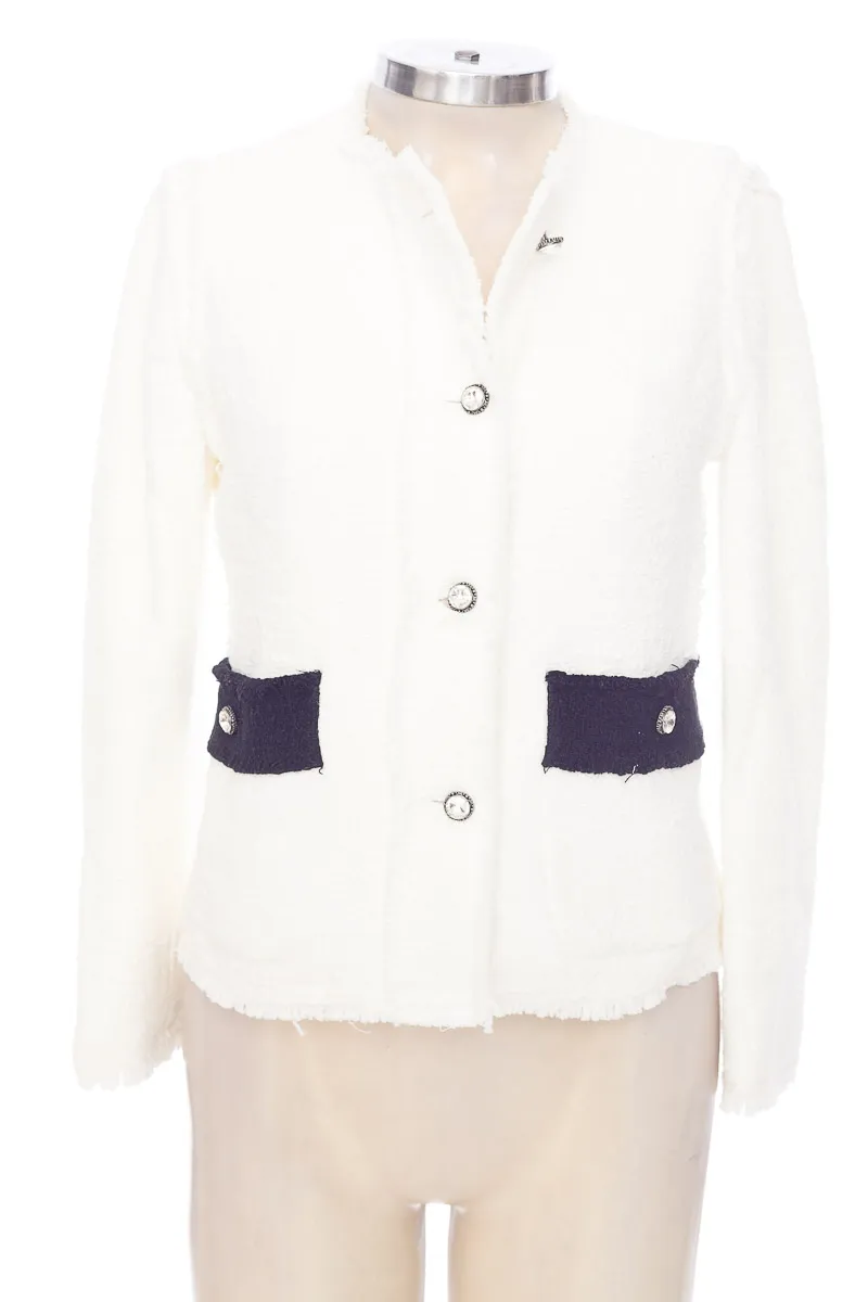 CHAQUETA / ABRIGO COLOR BLANCO  ZARA