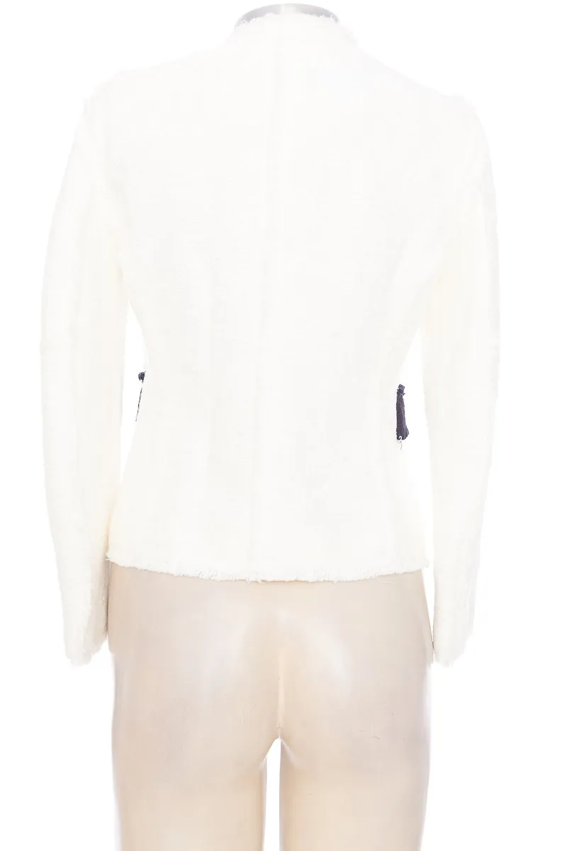 CHAQUETA / ABRIGO COLOR BLANCO  ZARA
