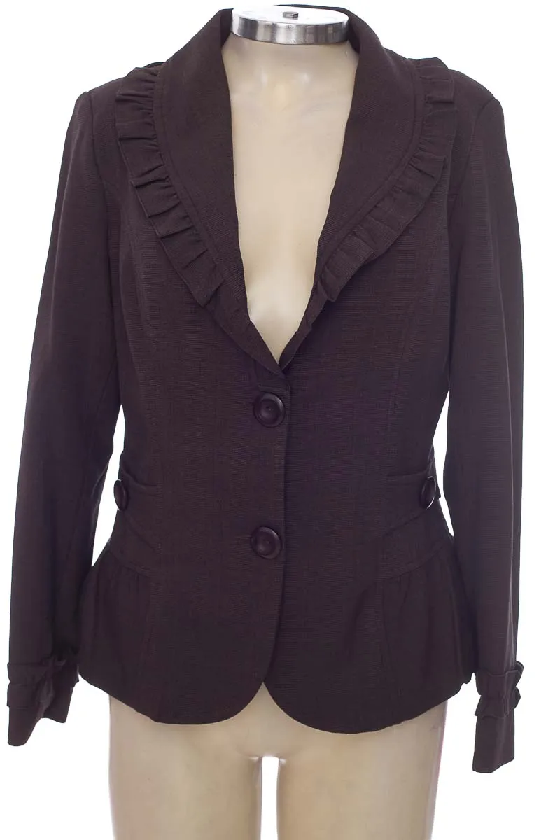 CHAQUETA / ABRIGO COLOR CAFé  YARIDY