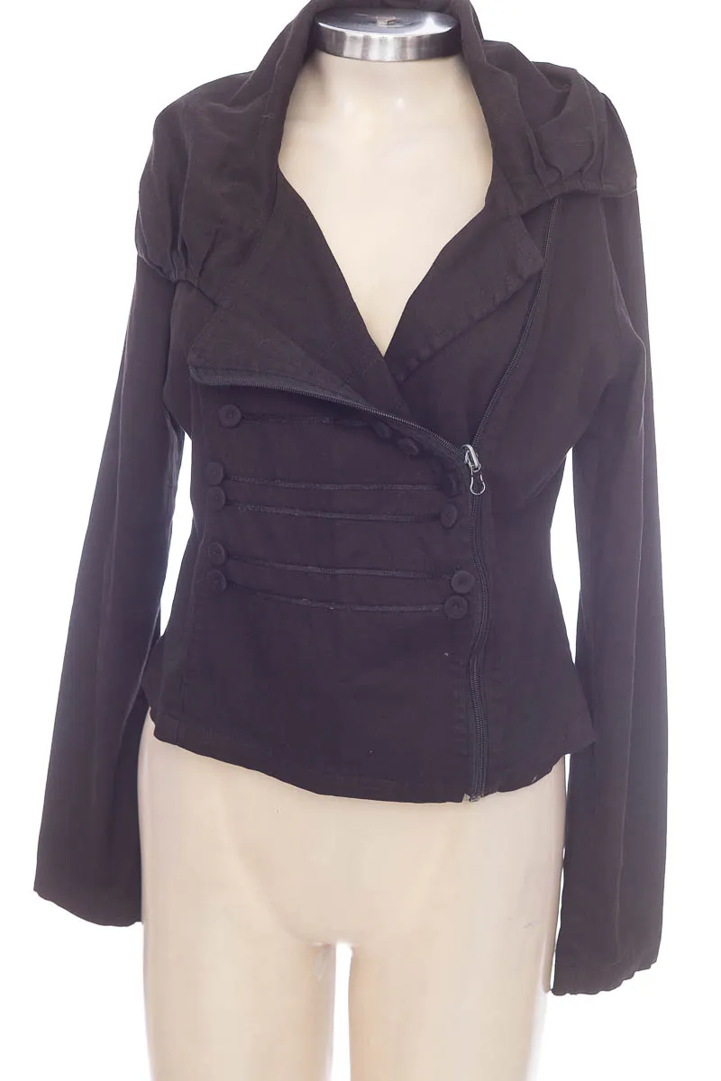 CHAQUETA / ABRIGO COLOR NEGRO  VIRUS
