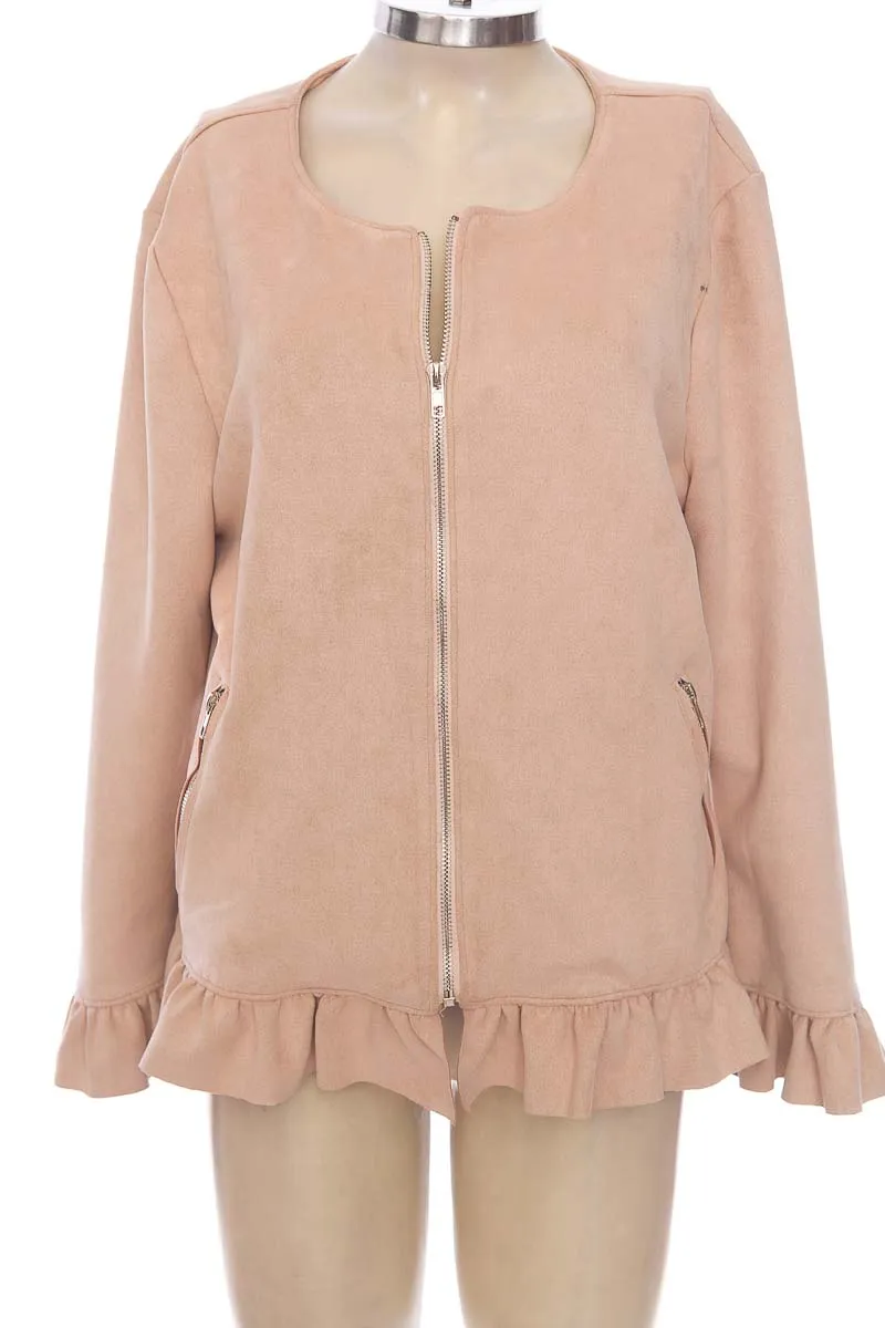CHAQUETA / ABRIGO COLOR ROSADO  DXR