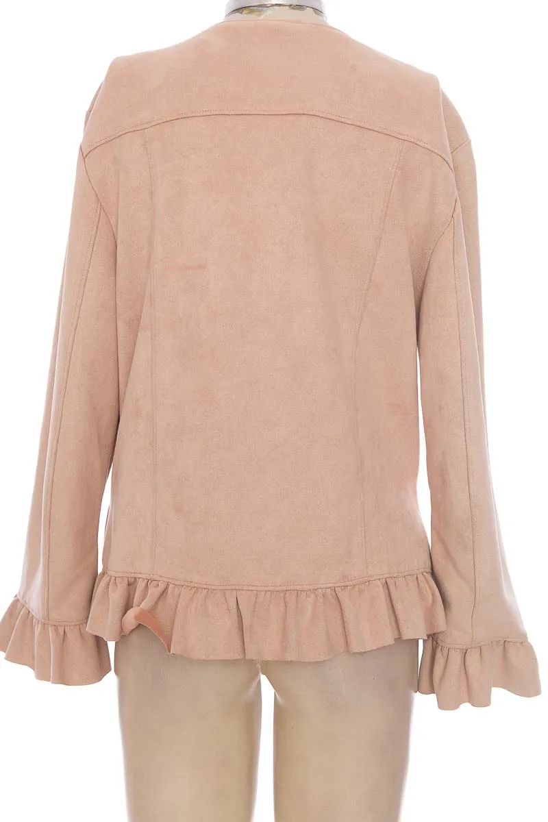 CHAQUETA / ABRIGO COLOR ROSADO  DXR