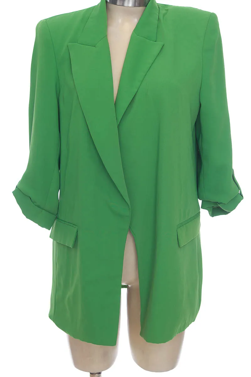 CHAQUETA / ABRIGO COLOR VERDE  ZARA