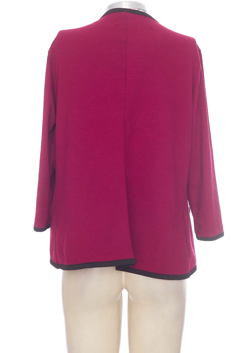 CHAQUETA / ABRIGO COLOR VINOTINTO  AZZORTI