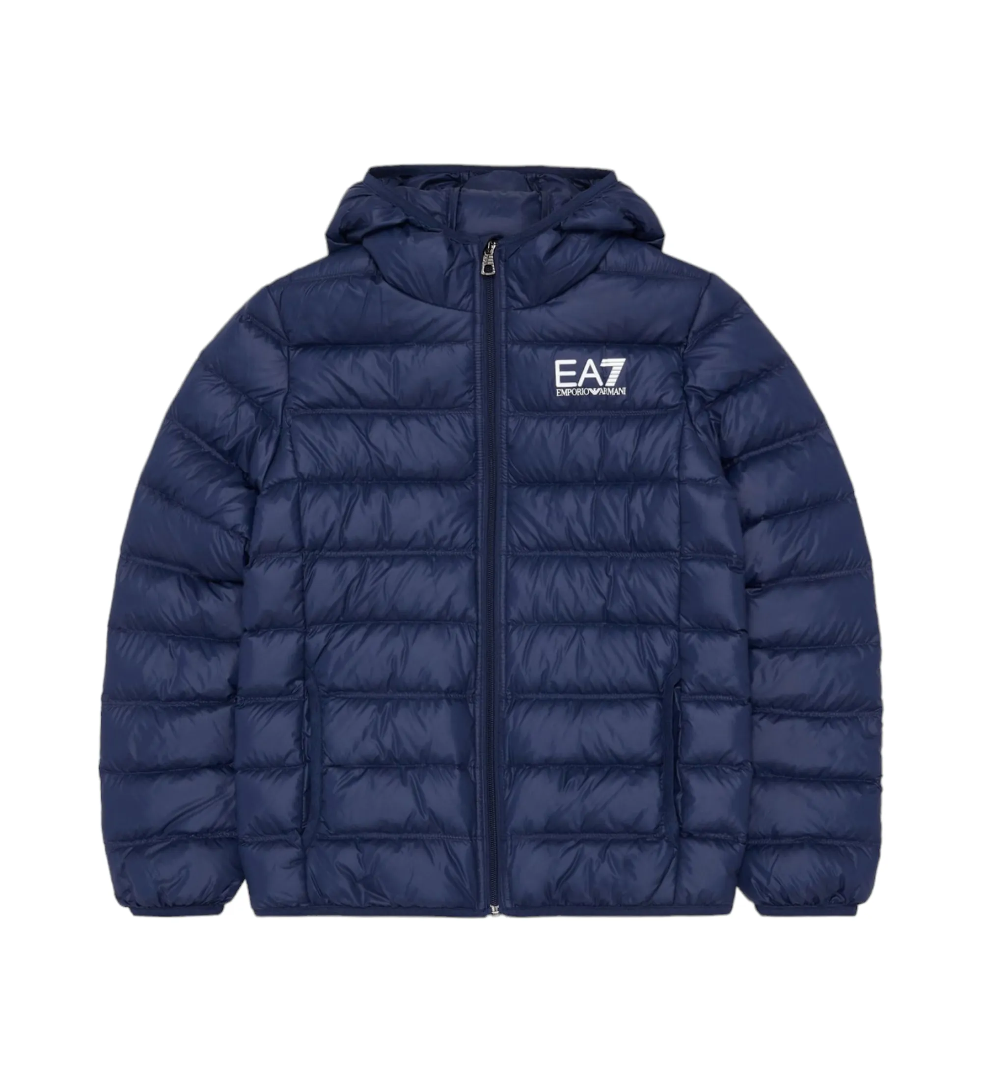 Chaqueta de plumas Core Identity plegable marino