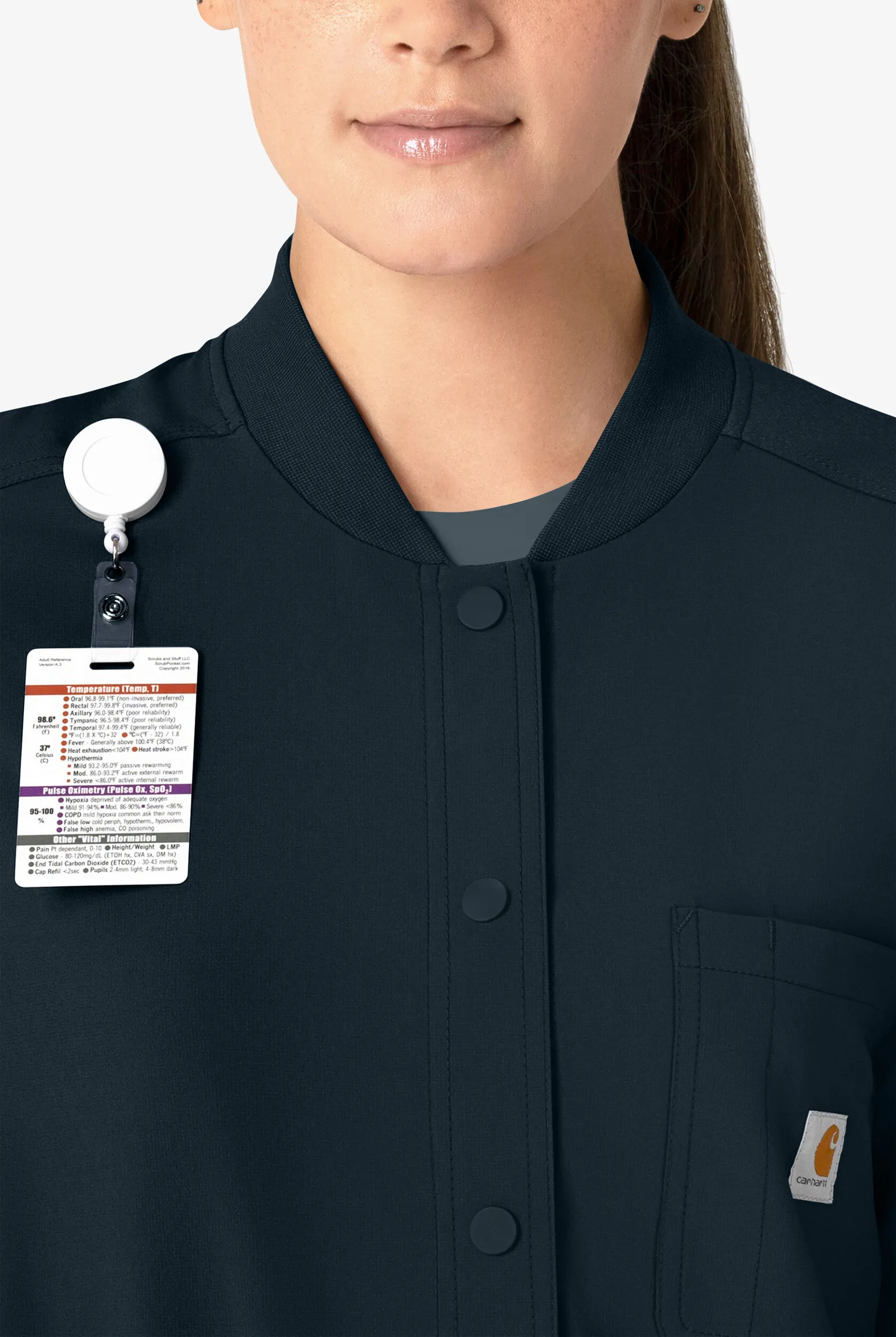 CHAQUETA M&EACUTE;DICA CARHARTT CROSSFLEX STRETCH CON 4 BOLSILLOS PARA MUJER