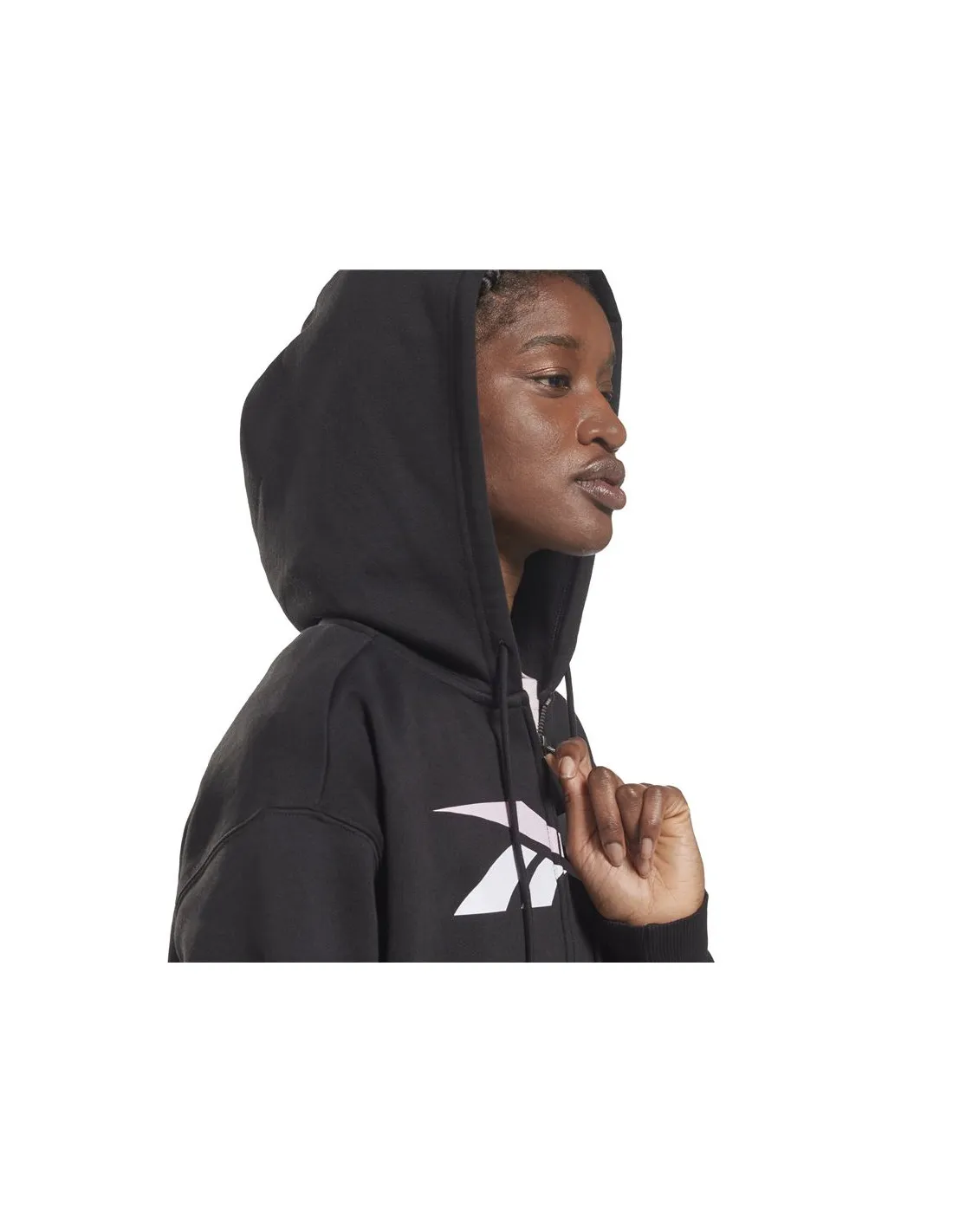 CHAQUETA REEBOK TRAINING ESSENTIALS VECTOR FULLZIP W BLACK
