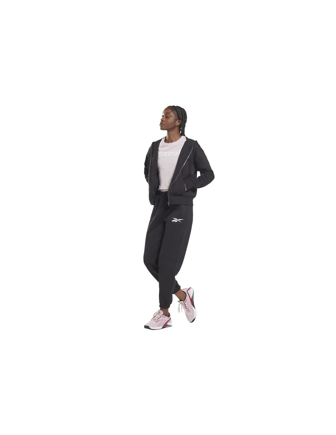 CHAQUETA REEBOK TRAINING ESSENTIALS VECTOR FULLZIP W BLACK