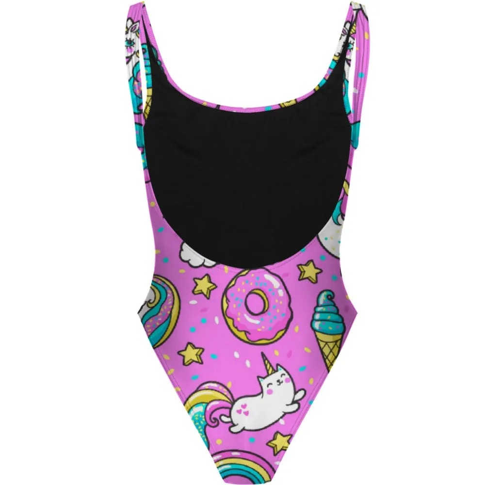 CONFETTI  HIGH HIP ONE PIECE