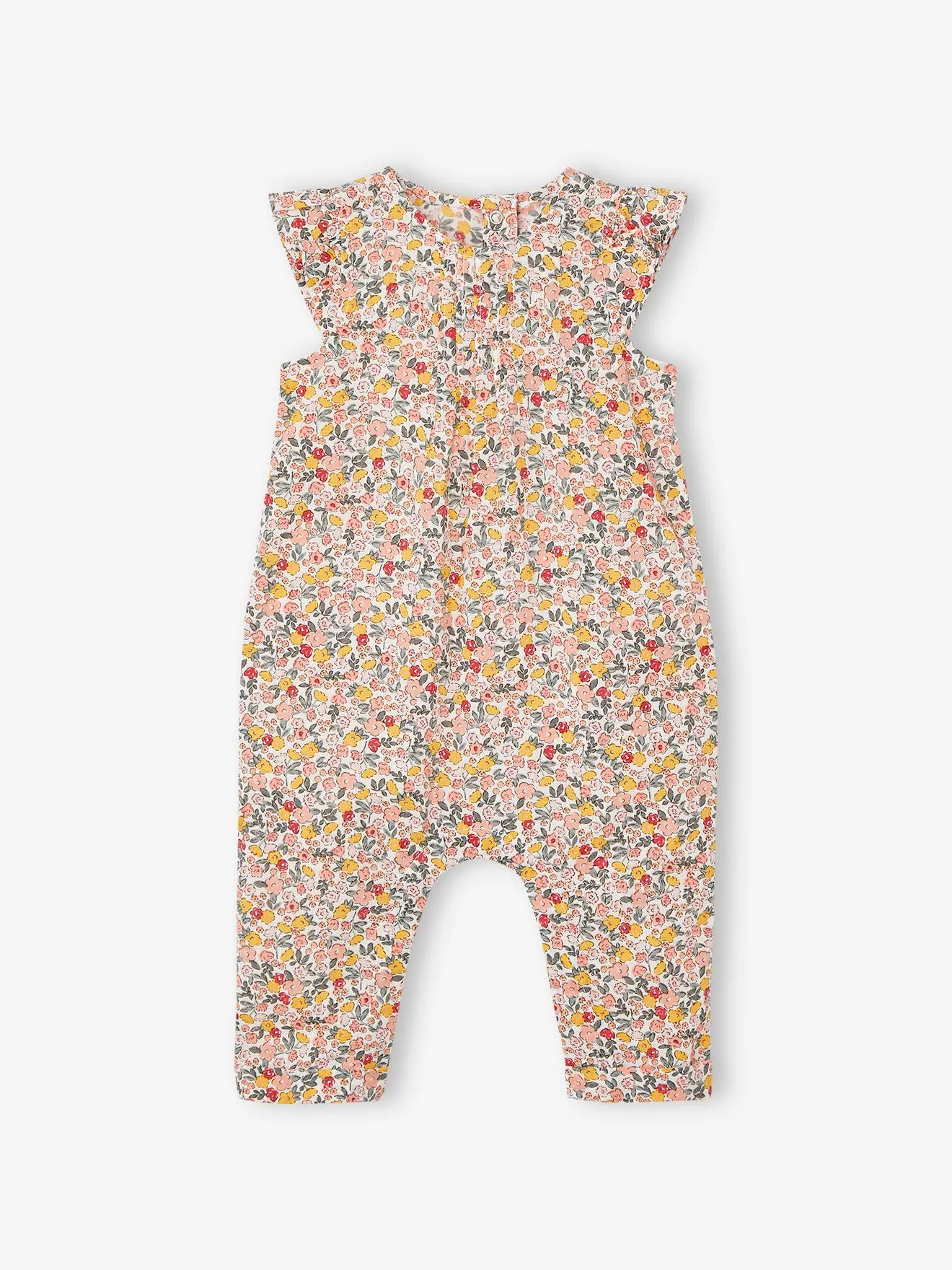 Conjunto de mono + cinta del pelo estampados para bebé niña