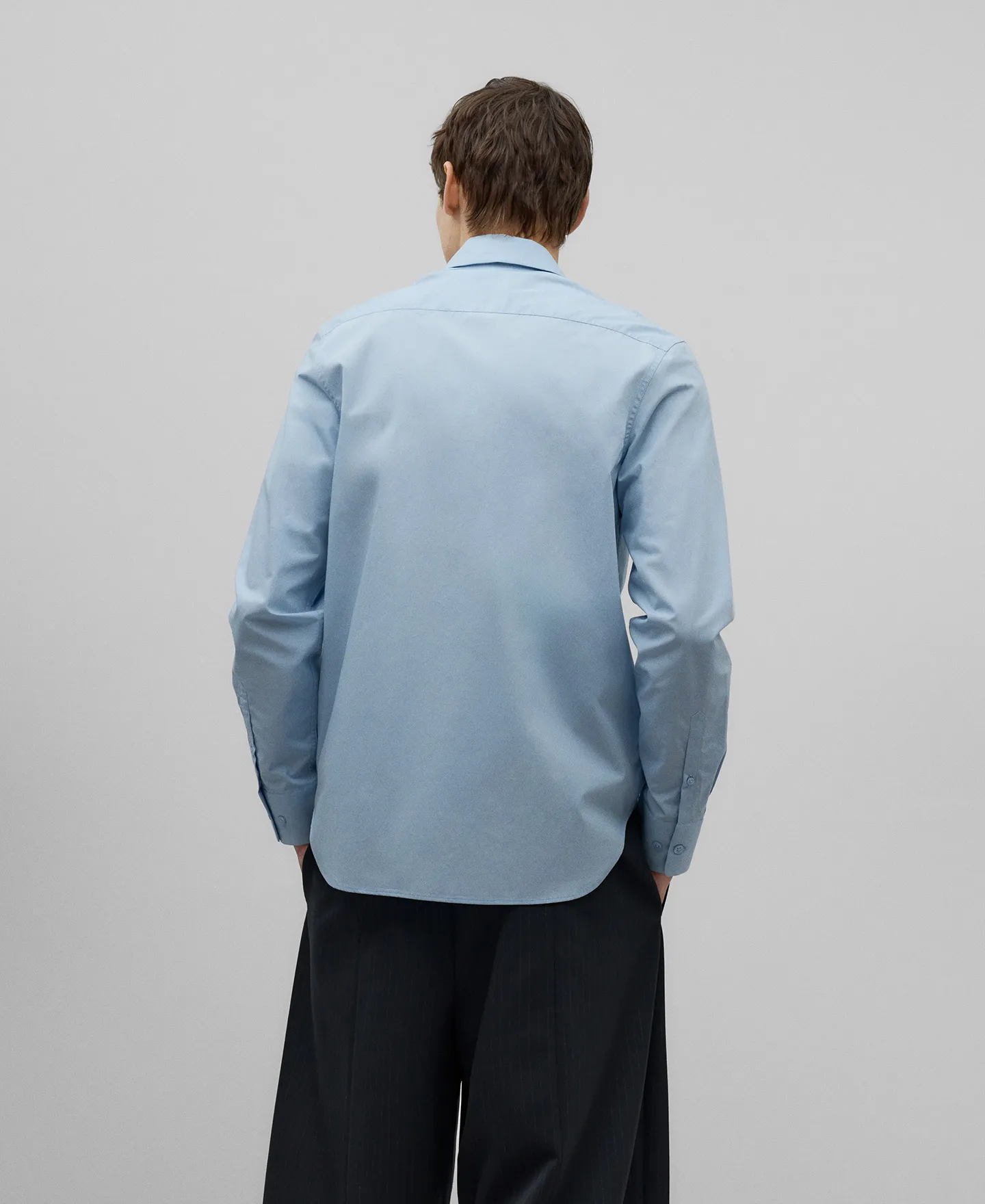 Cotton regular fit shirt man