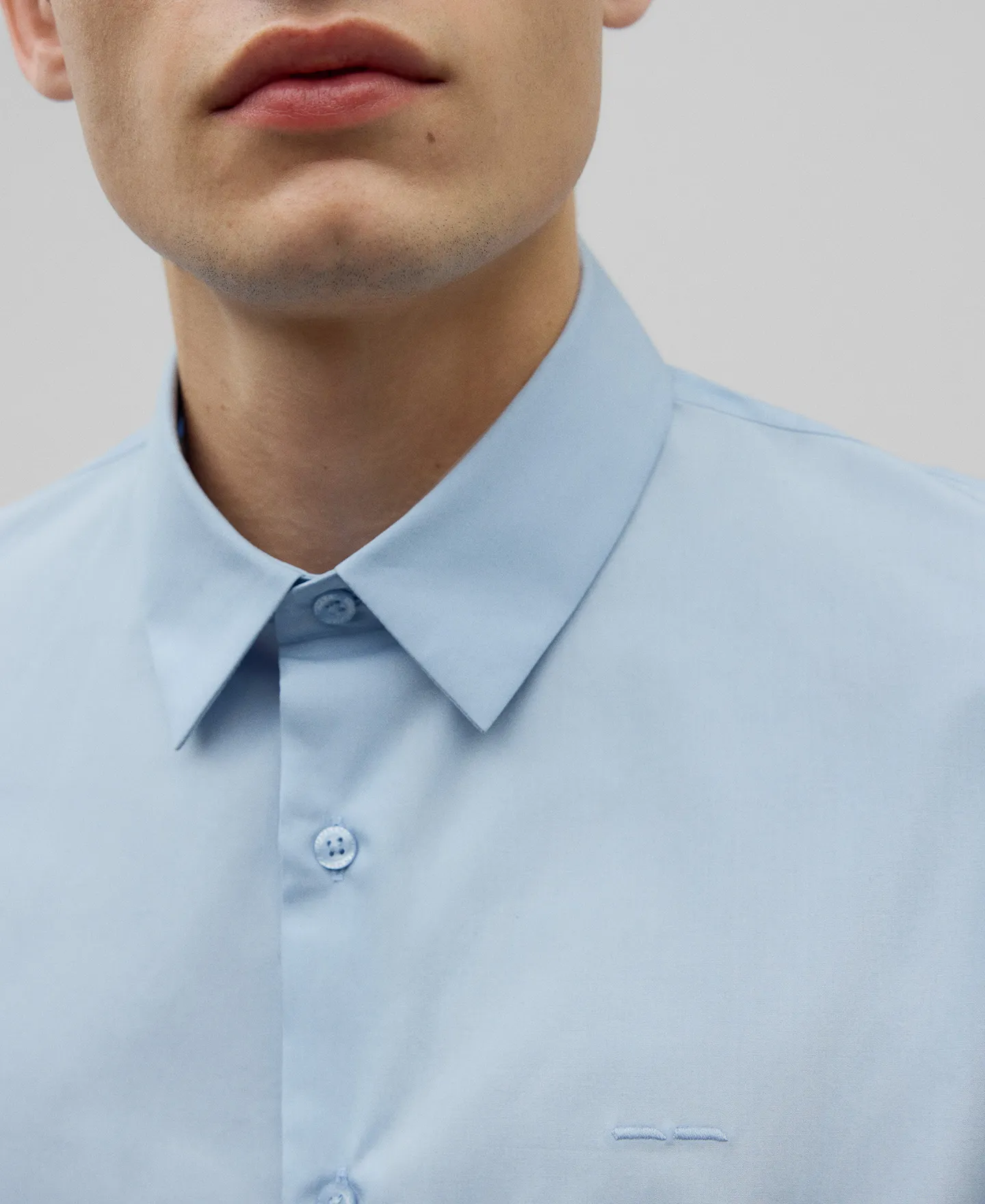 Cotton regular fit shirt man