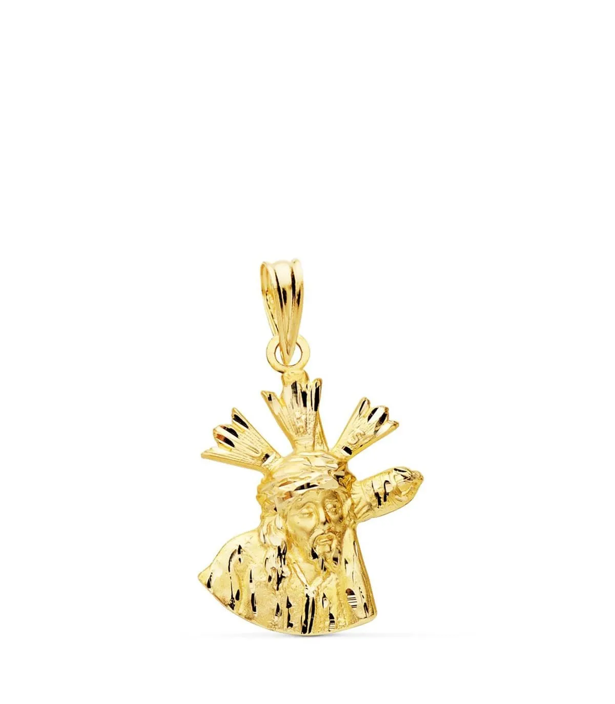 Cristo del Gran Poder Silueta Oro 18K 20mm