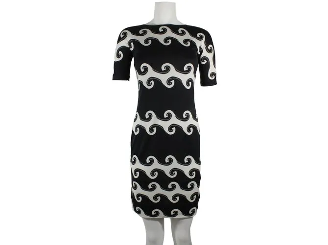 Diane Von Furstenberg Vestido de seda Negro 