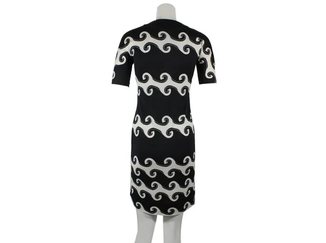 Diane Von Furstenberg Vestido de seda Negro 