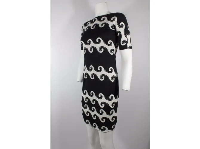 Diane Von Furstenberg Vestido de seda Negro 