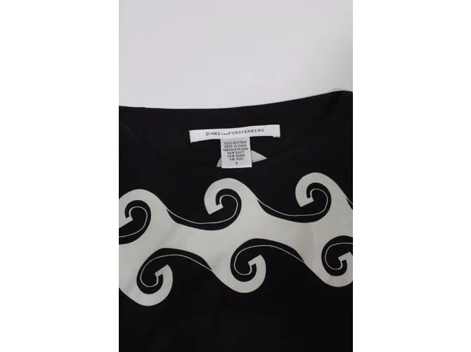 Diane Von Furstenberg Vestido de seda Negro 