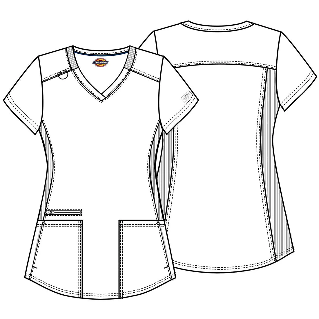 DICKIES BALANCE VNECK TOP