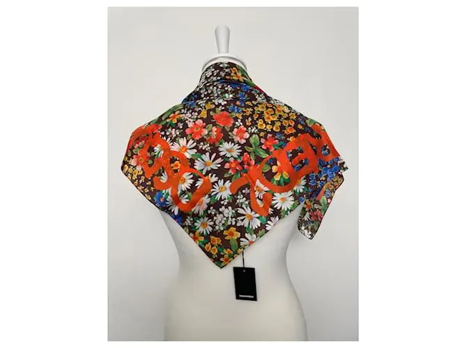 Dsquared2 Pañuelos de seda Multicolor 