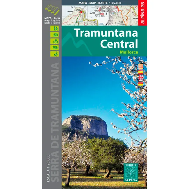ed. alpina Mapa Tramuntana Central 1:25000